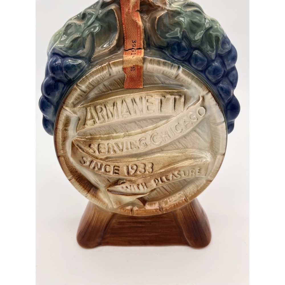 Vintage Jim Beam Bacchus Decanter Regal China Armanetti Chicago Bourbon Bottle - Picture 10 of 14